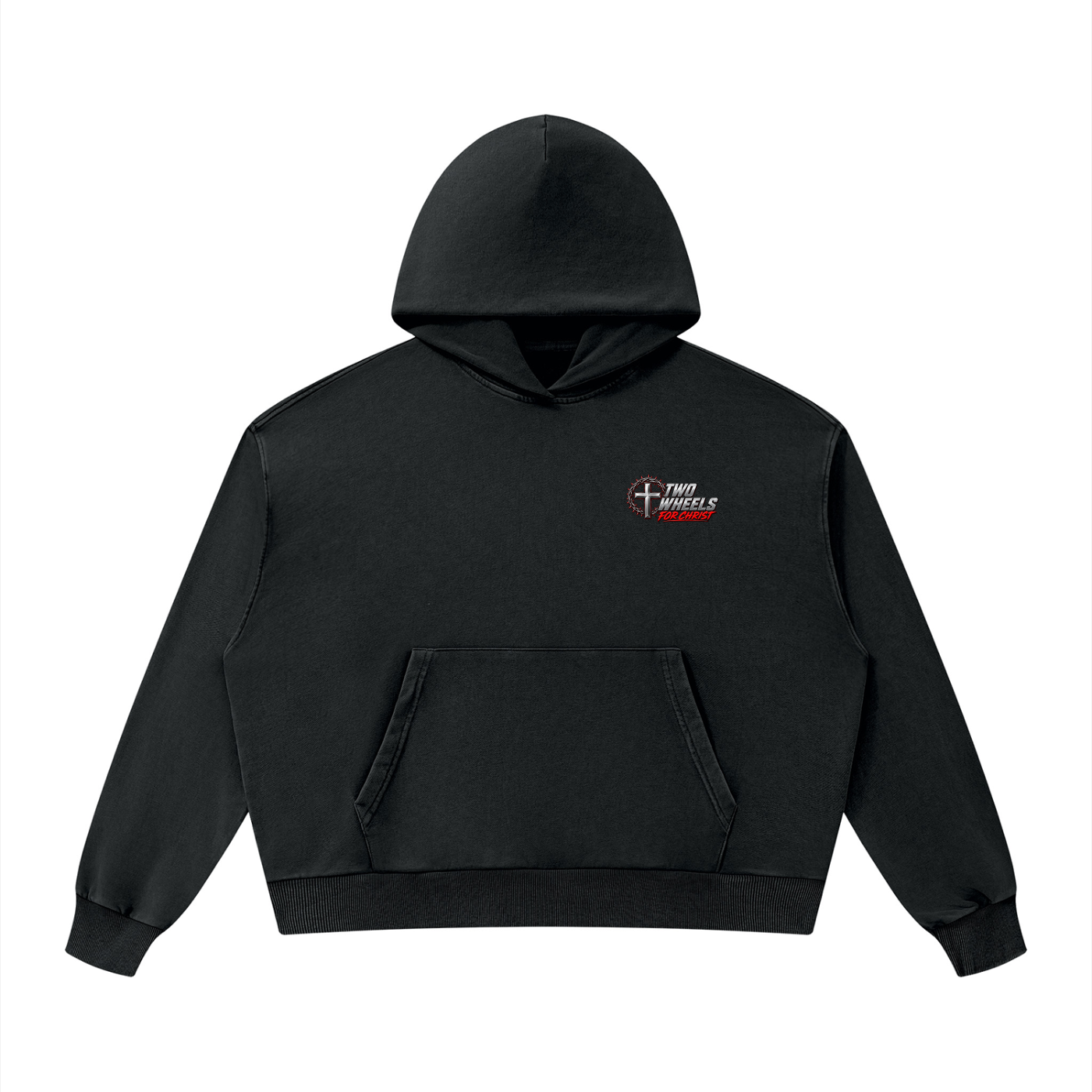Unisex Mineral Wash Boxy Hoodie