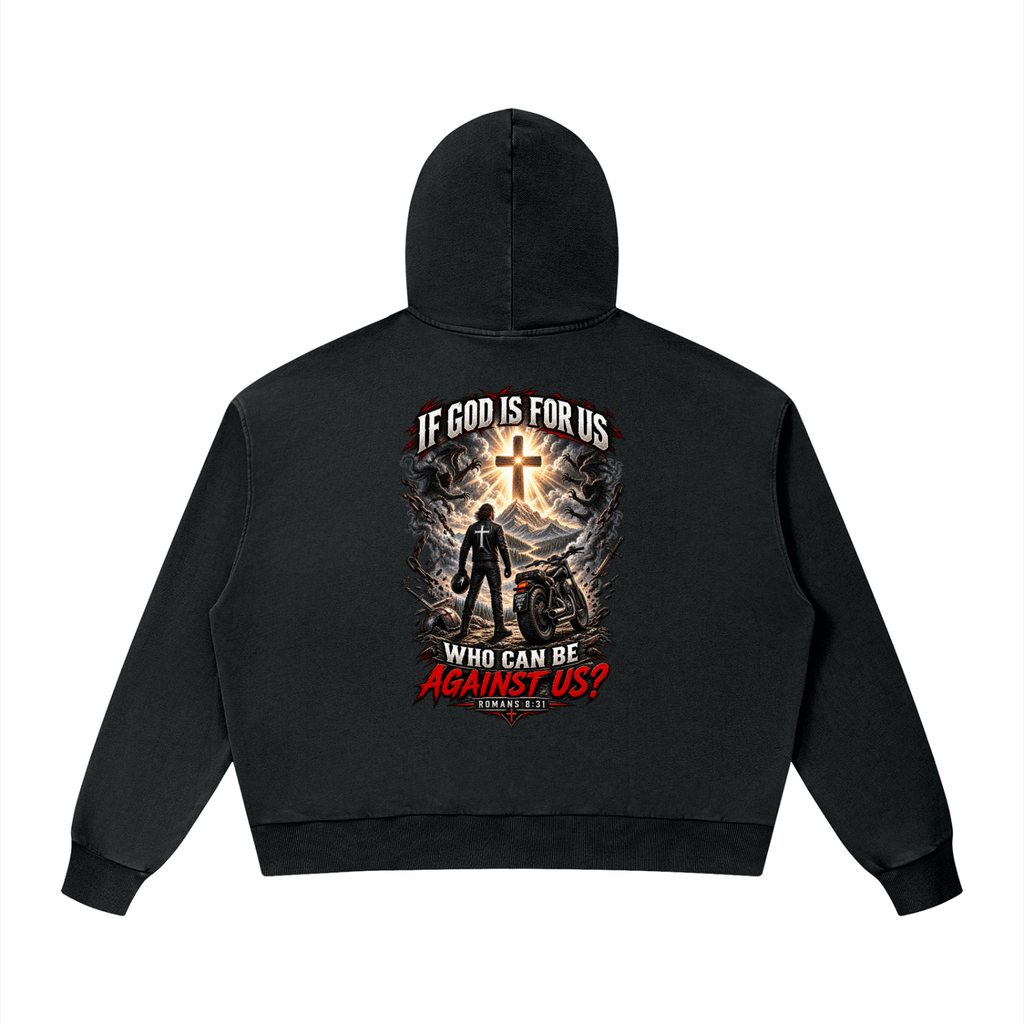 Unisex Mineral Wash Boxy Hoodie