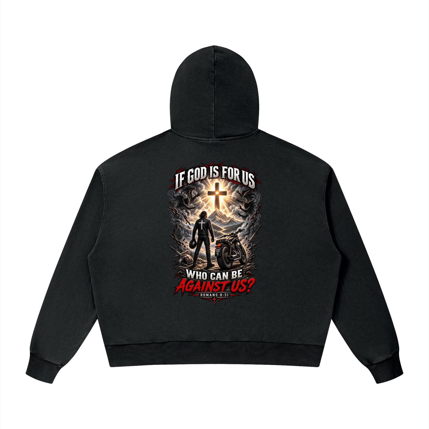Unisex Mineral Wash Boxy Hoodie