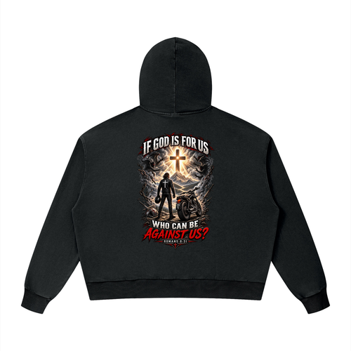 Unisex Mineral Wash Boxy Hoodie