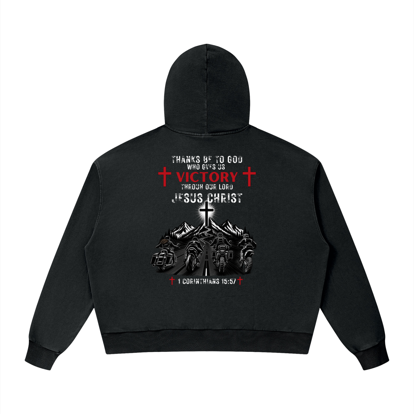 Unisex Mineral Wash Boxy Hoodie